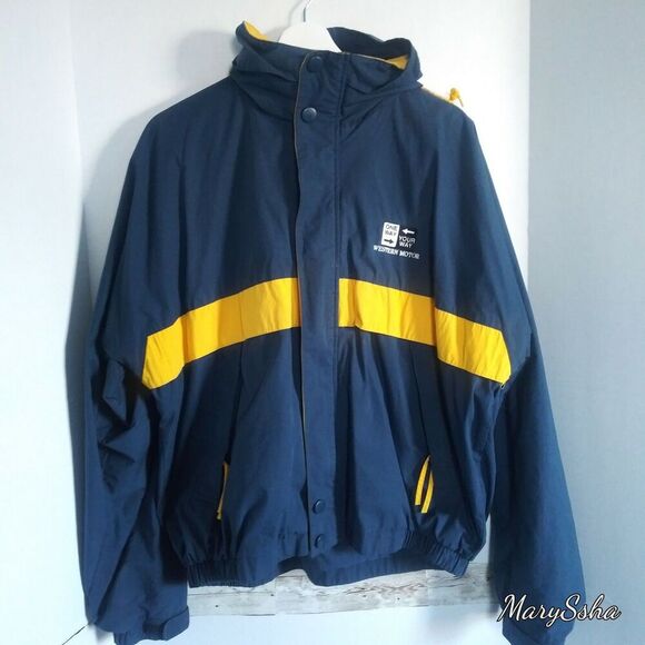 Dunbrooke Other - Vintage 90s Dunbrooke Distinctive Images Blue and Yellow Jacket Size Large